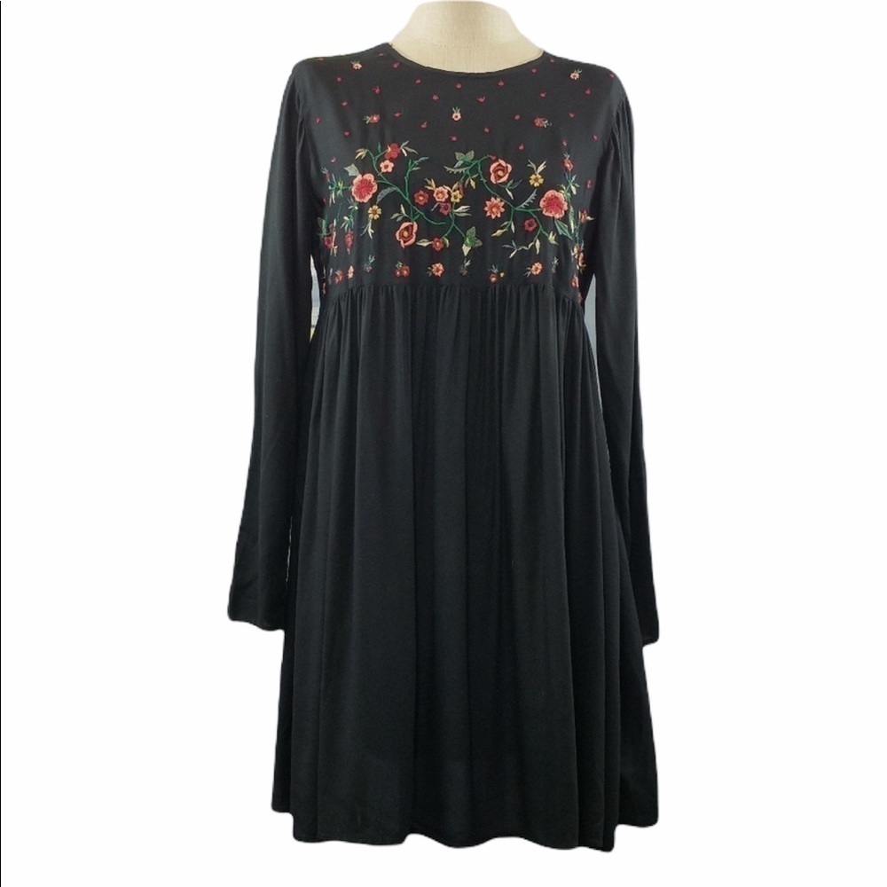 Beachlunchlounge Womens Boho prairie Tunic/Dress M